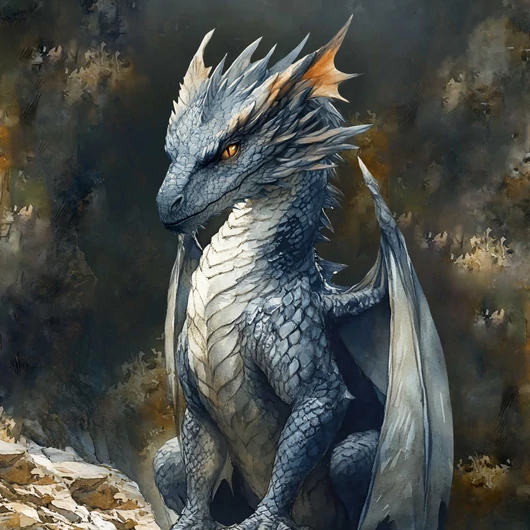 Prémium Futter, szabadidő anyag panel 40x50 cm, Kék sárkány