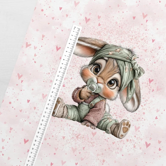 Prémium Futter, szabadidő anyag panel 40x50 cm, Nyuszi cumival