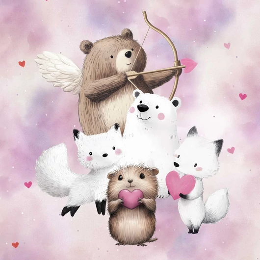 Prémium Futter, szabadidő anyag panel 40x50 cm, Szerelem száll a szélben