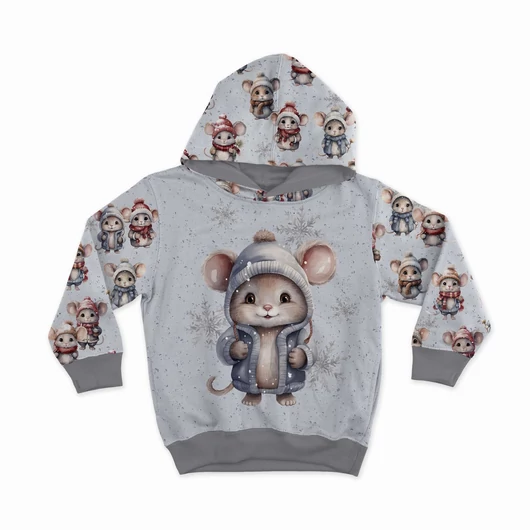 Prémium Futter, szabadidő anyag panel 40x50 cm, Téli egérke