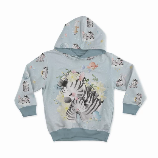 Prémium Futter, szabadidő anyag panel 40x50 cm, Zebra mama