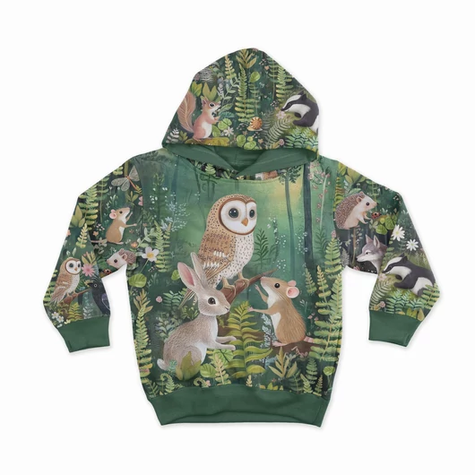 Prémium mintás futter, A suttogó erdő állatai