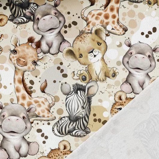 Prémium mintás futter, Afrikai fiú állatbébik