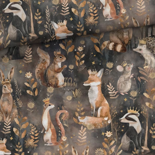 Prémium mintás futter, Az arany erdő állatai