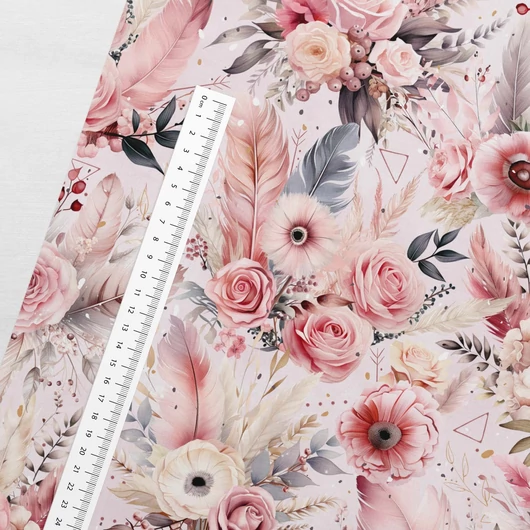 Prémium mintás futter, Bohém rózsák