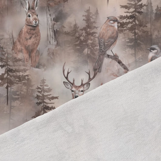 Prémium mintás futter, Hajnali erdő