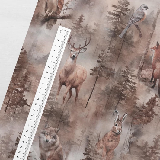 Prémium mintás futter, Hajnali erdő