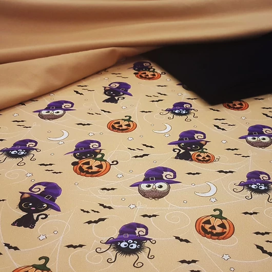 Prémium mintás futter, Halloween-i cukiságok