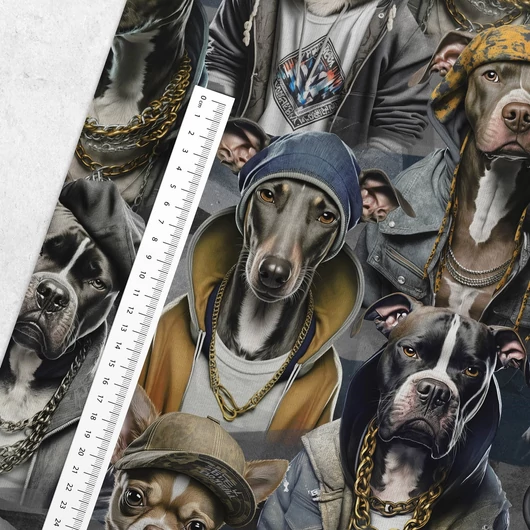 Prémium mintás futter, Hip-hop kutyák