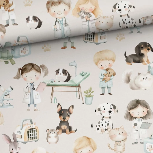 Prémium mintás futter, Kis állatorvosok