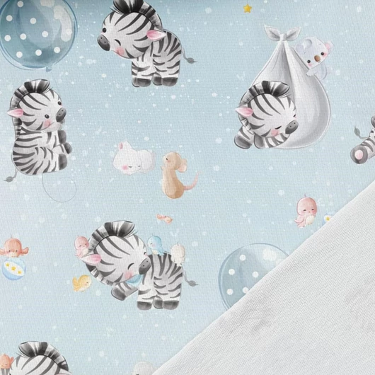 Prémium mintás futter, Kis zebra és barátai