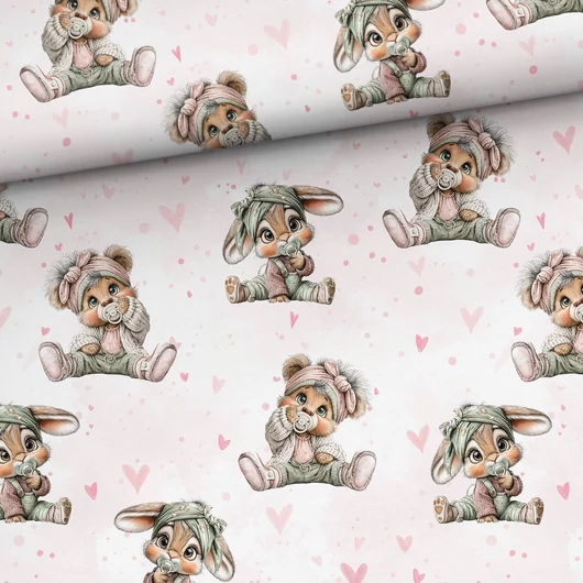 Prémium mintás futter, Mackó és Nyuszi cumival