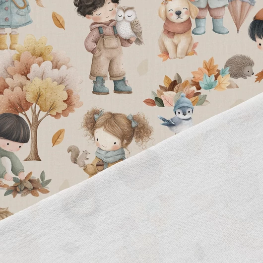 Prémium mintás futter, Ősz a parkban