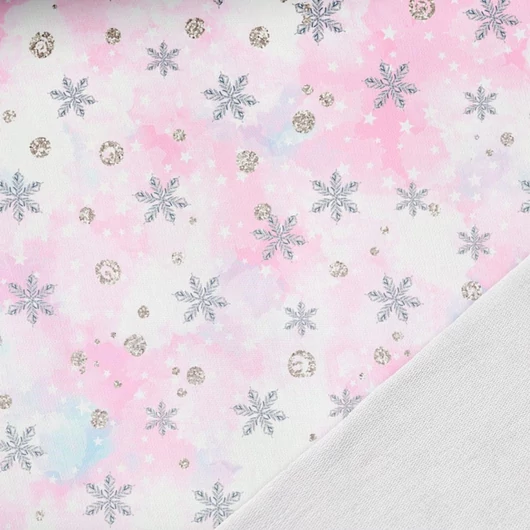 Prémium mintás futter, Pink hópelyhek