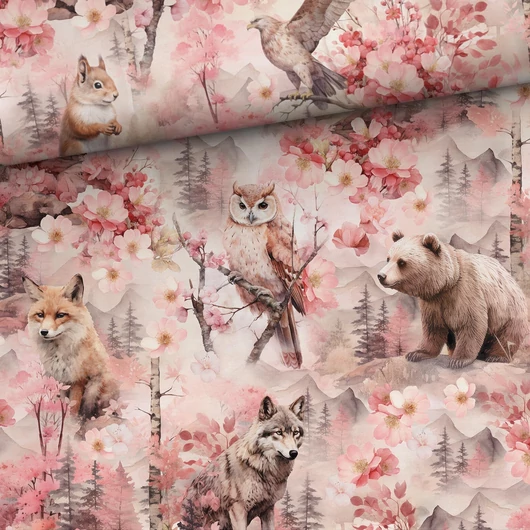 Prémium mintás futter, Rózsafa erdő