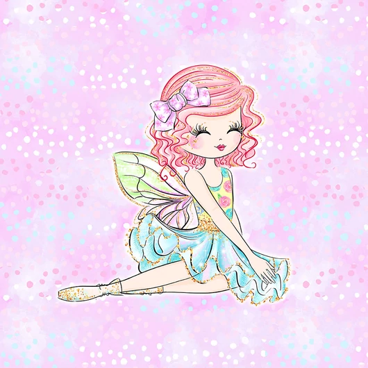 Futter, szabadidő anyag panel 40x50 cm, Tavaszi tündér