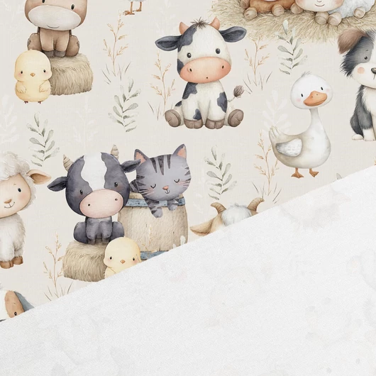 Prémium pamut jersey, A farm állatai