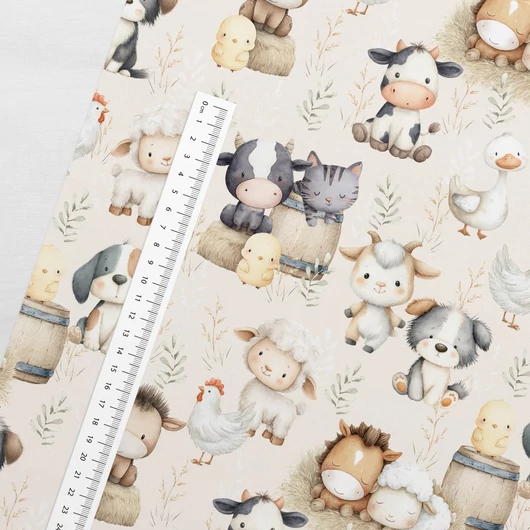 Prémium pamut jersey, A farm állatai