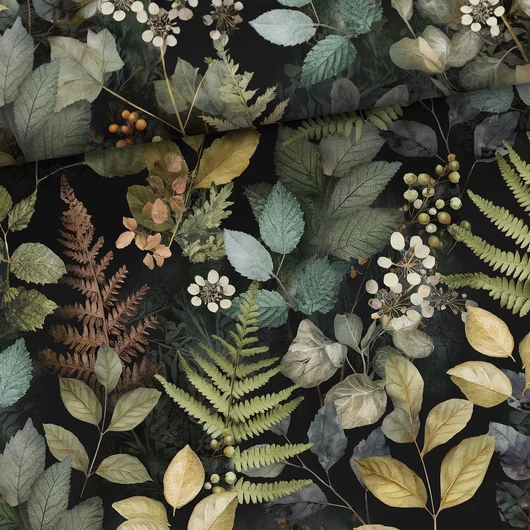 Prémium pamut jersey, Erdei herbárium