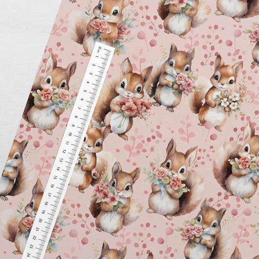 Prémium pamut jersey, Mókusok