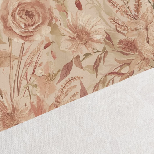 Prémium pamut jersey, Őszi virág