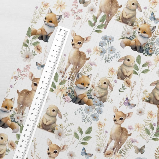 Prémium mintás bambusz pelenka, muszlin anyag, Erdei tisztás