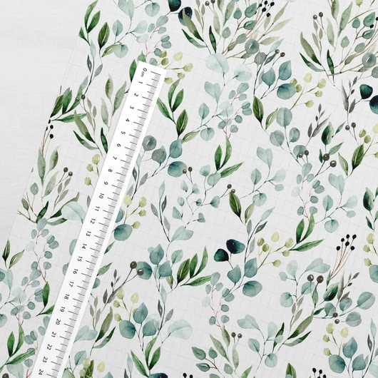 Prémium mintás bambusz pelenka, muszlin anyag, Eukaliptusz