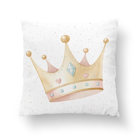 Prémium pamutvászon panel 38x38 cm, Tündéri királyság, korona