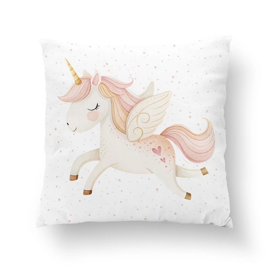 Prémium pamutvászon panel 38x38 cm, Tündéri unikornis