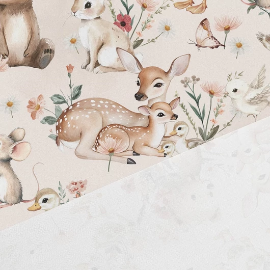 Prémium mintás pamutvászon, A tavasz ébredése