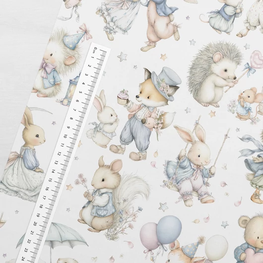 Prémium mintás pamutvászon, Álomország