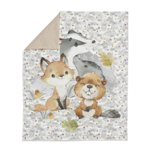 Prémium pamutvászon panel 75x100 cm, Bibro és barátai