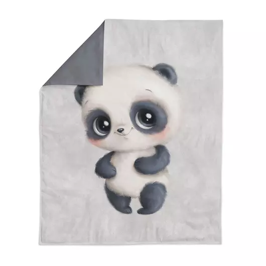 Prémium pamutvászon panel 75x100 cm, édes kis panda