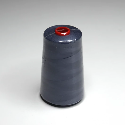 Interlock varrócérna, acélszürke