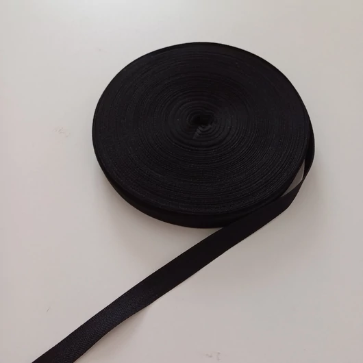 Koptató szalag 1,5 cm széles, fekete
