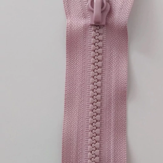 Bontható cipzár, 75 cm mályva