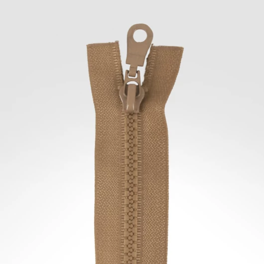 Bontható  cápa cipzár, 65 cm drapp