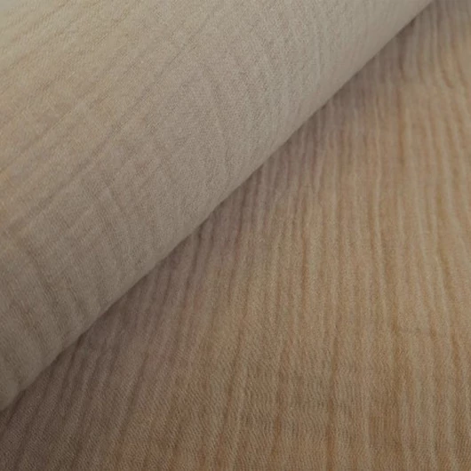 Dupla géz mogyoró színben