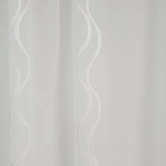 Emma fényáteresztő függöny anyag, 300 cm magas, fehér színben