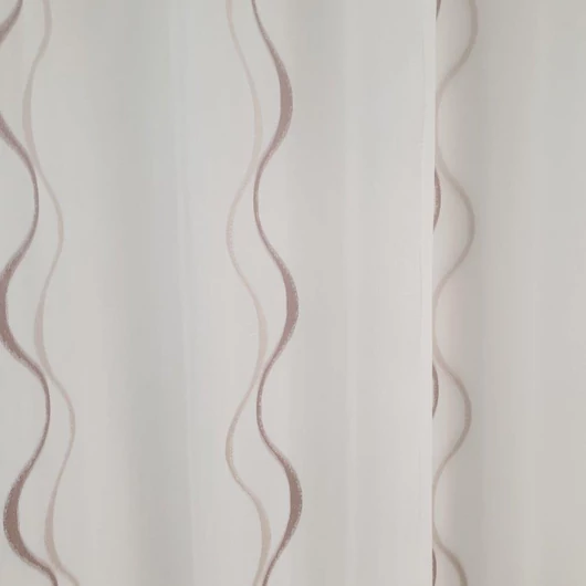 Emma fényáteresztő függöny anyag, 300 cm magas, fehér színben