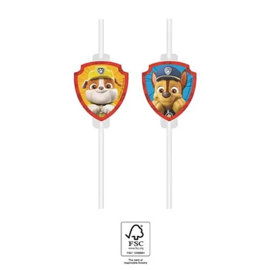 4db Papír szívószál MANCS ŐRJÁRAT