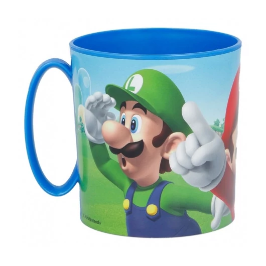 Super Mario mikrózható műanyag bögre - 390ML
