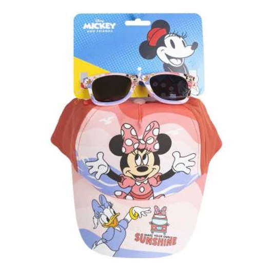Minnie Egér baseball sapka + napszemüveg szett