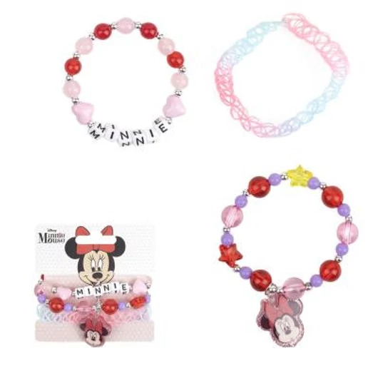 Disney Minnie egér 3 darabos karkötő szett