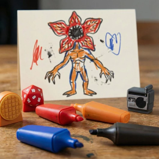 Stranger Things 4 részes filc készlet