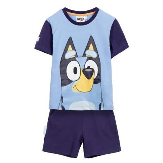 Bluey 100% pamut rövid szabadidőruha szett gyerekeknek - 2 éves korig