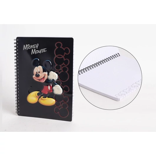 Mickey Egér A5 méretű világítós notesz