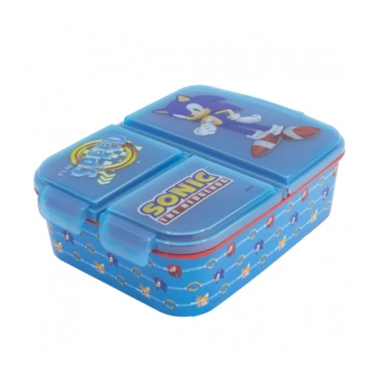 Sonic 3 rekeszes szendvicses doboz gyerekeknek