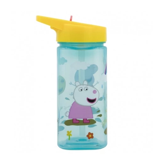 Peppa malac Prémium keményfalú szívószálas kulacs gyerekeknek - 510ML