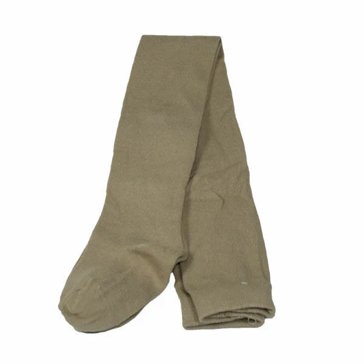 Baba egyszínű harisnyanadrág - pamut harisnyanadrág - 80-86 - khaki 